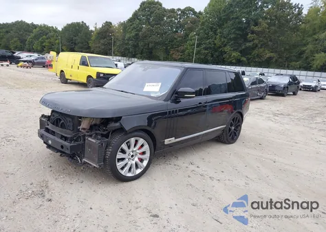 2017 Land Rover Range Rover 5.0L V8 Supercharged z USA, uszkodzony, nr VIN SALGS5FE4HA366485